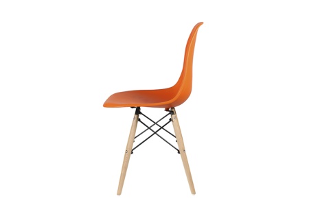 Стул обеденный Eames DSW оранжевый