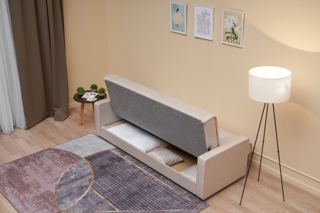 Диван книжка Лондон-2 бежевый