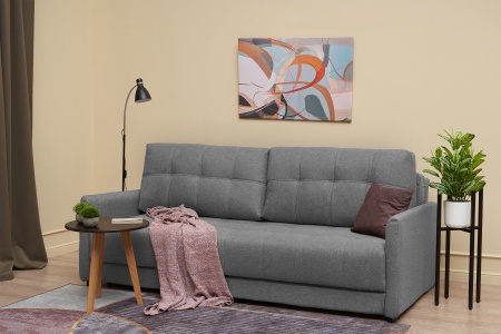 Диван еврокнижка Рон Loft серый