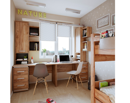 Куб 3 Nature 100, дуб табачный