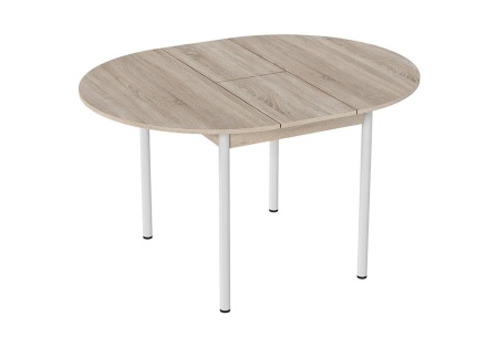 Стол Цент 2 белый / дуб сонома