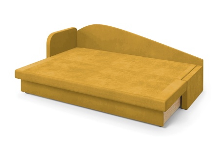 Диван еврософа Верди левый желтый