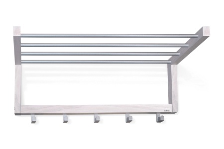 Вешалка Альберо SHT-WH4 беленый / алюминий металлический