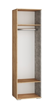 Шкаф для одежды Оскар-18, дуб крафт/ателье