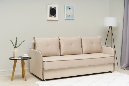 Диван еврокнижка Лозанна бежевый