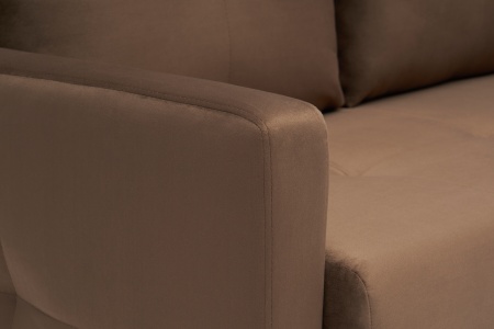 Диван шагающая еврокнижка Вита коричневый