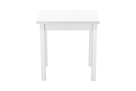 Стол обеденный раскладной Компакт белый