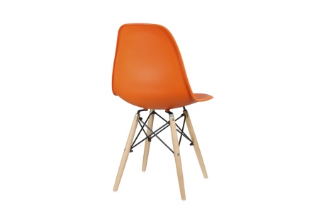 Стул обеденный Eames DSW оранжевый