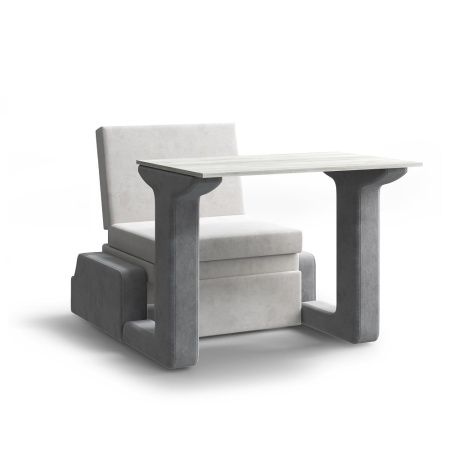 Диван 3в1 Смарт 1, коричневый ромб