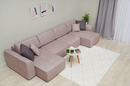 Диван п-образный еврокнижка Имир MODOOL бежевый