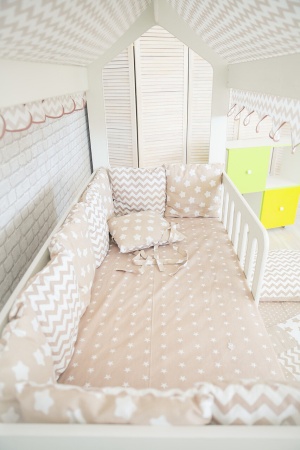 Кровать Сказка (Домик со Вторым Выдвижным Местом)/Спальное Место 800 х 1600 мм