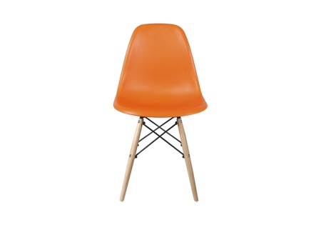 Стул обеденный Eames DSW оранжевый