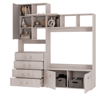 Центральная секция Белла, ясень белый