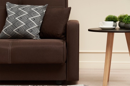 Диван книжка Прайм коричневый