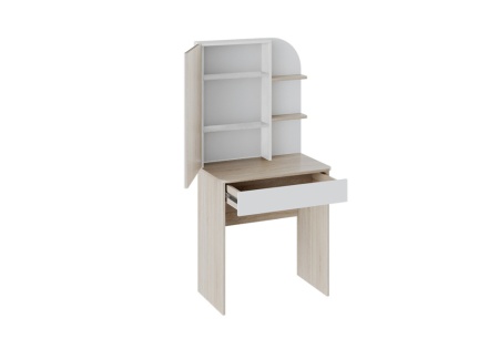 Туалетный стол Майя дуб сонома / белый ясень