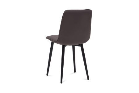 Стул Франк черный муар / светло-коричневый