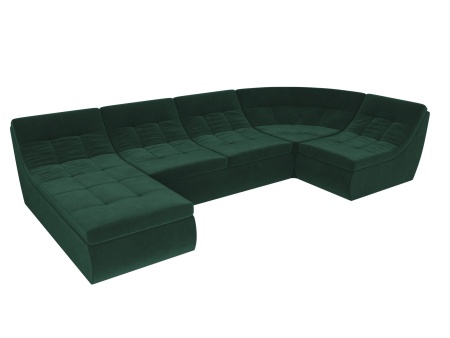 Диван Угловой Коста-Рика П-Образный (Ш-3300 x В-1020 x Г-1800 мм)/Разные Цвета